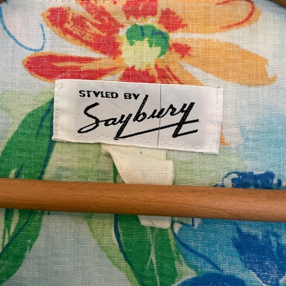 Vintage Floral Robe with Belt - Picture 3 of 8